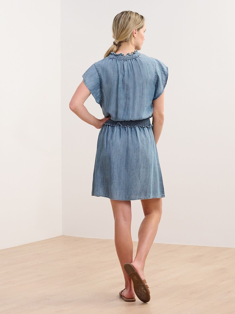 Hatley Blue Acid Rinse Ava Dress - Image 2 of 4