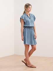 Hatley Blue Acid Rinse Ava Dress - Image 4 of 4