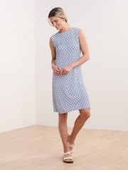 Hatley Blue Sofia Painted Petals Dress - Image 1 of 2