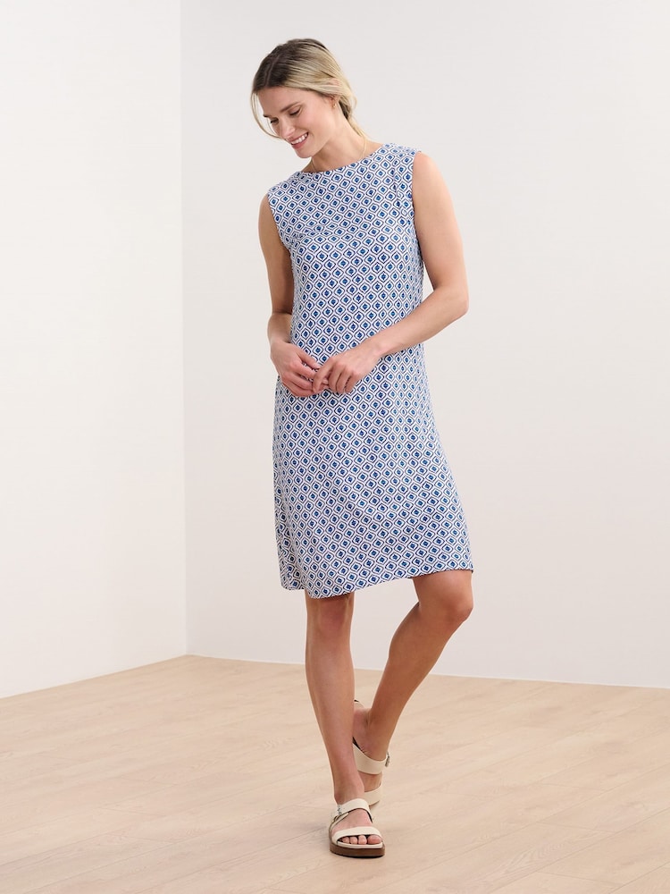 Hatley Blue Sofia Painted Petals Dress - Image 1 of 2