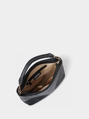 Osprey London The Large Carina Leather Hobo Black Bag - Image 3 of 5