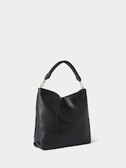 Osprey London The Large Carina Leather Hobo Black Bag - Image 4 of 5