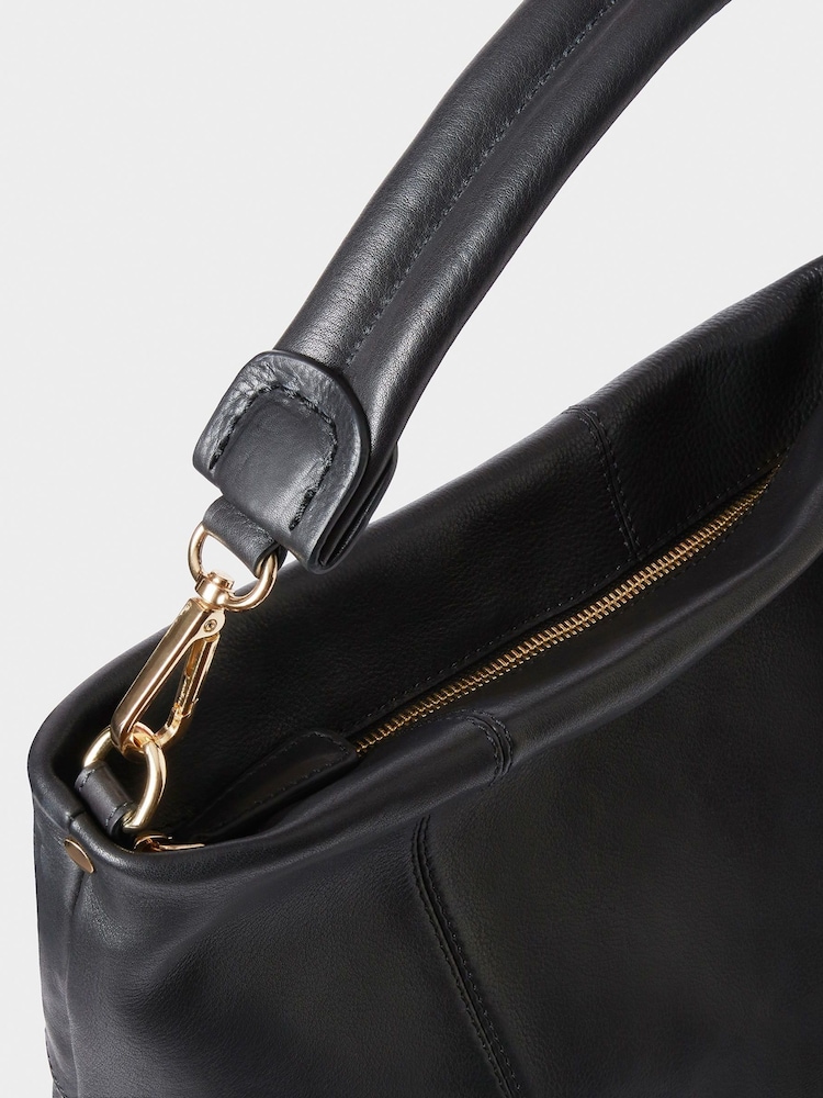 Osprey London The Large Carina Leather Hobo Black Bag - Image 5 of 5