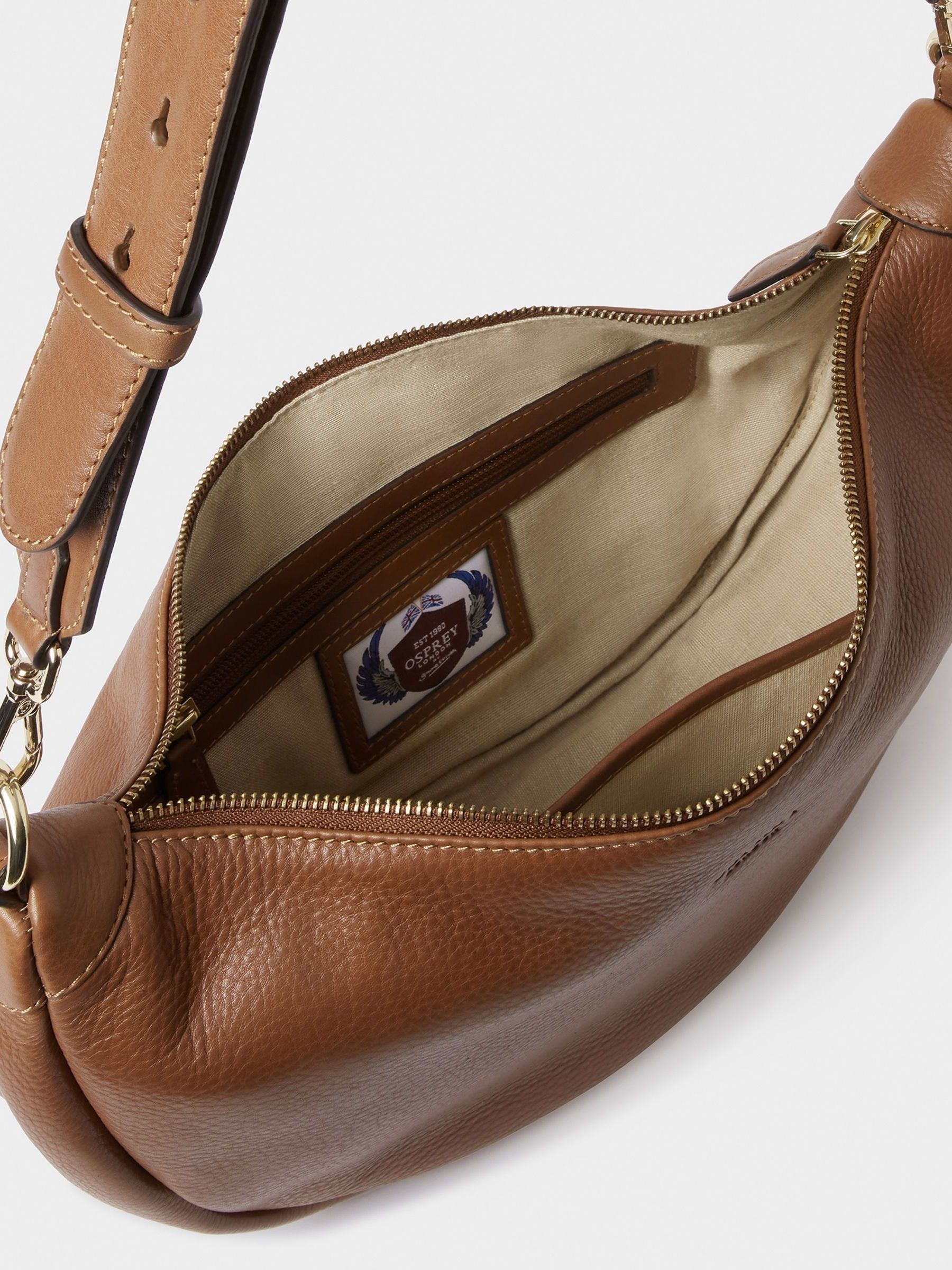 Buy Osprey London Brown The Oxford Leather Sling Bag from Next USA