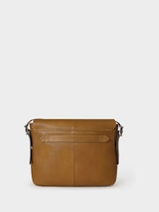 Osprey London Medium The Lorenzo Leather Messenger Brown Bag - Image 2 of 4