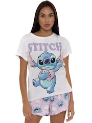 بيجامة قصيرة بتصميم شخصية Lilo and Stitch من Disney - صورة 1 من 5