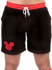Character Black Disney Mickey Mouse Swim Shorts - Image 7 of 8