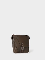 Osprey London The Lorenzo Small Leather Messenger Brown Bag - Image 4 of 5
