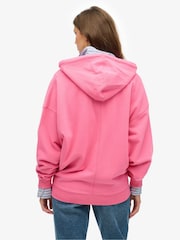 Superdry Pink Studios Zip Hoodie - Image 2 of 6
