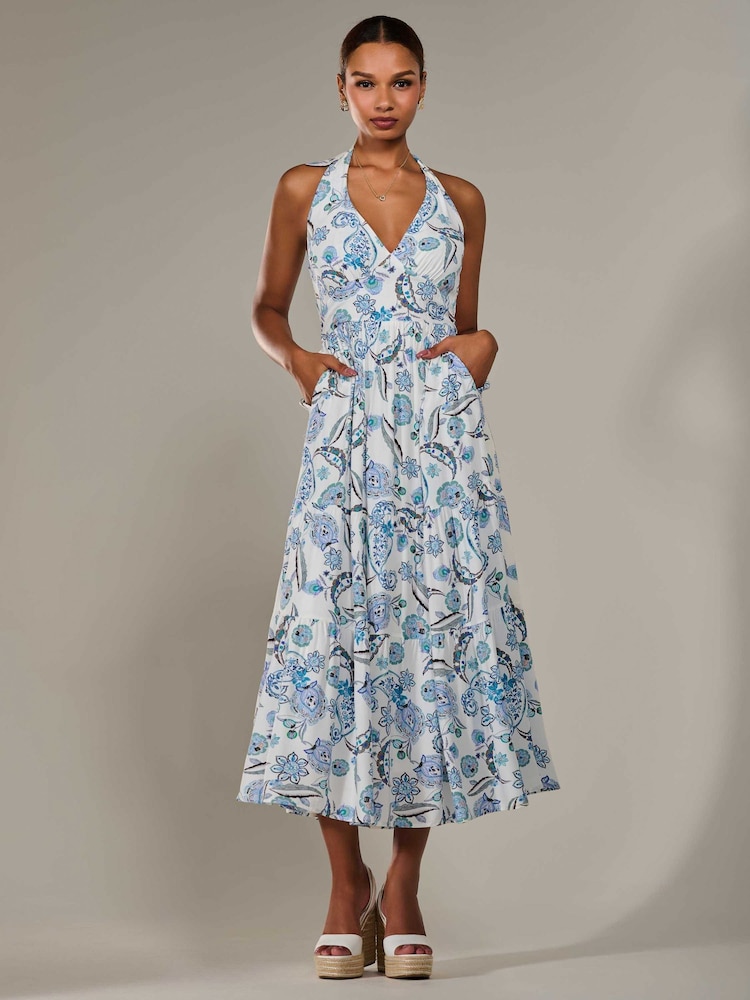 Jolie Moi Halter Neck Maxi Dress - Bild 6 von 6 Jolie Moi Halter Neck Maxi Dress - Bild 6 von 6