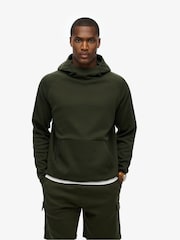 Superdry Green Tech Logo Loose Hoodie - Image 1 of 5