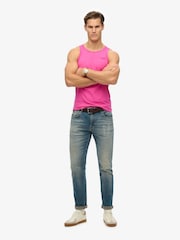Superdry Pink Essential Logo Vest Top - Image 3 of 6