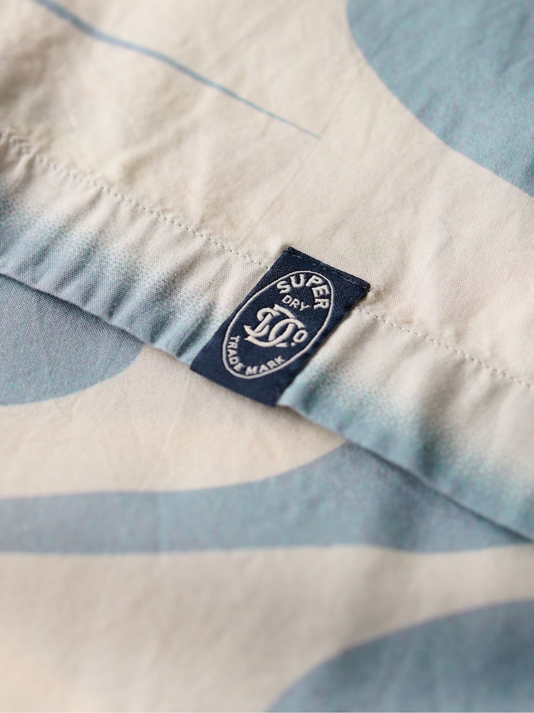 Superdry Cream The Merchant Store Hawaiian Shirt - Image 5 of 6
