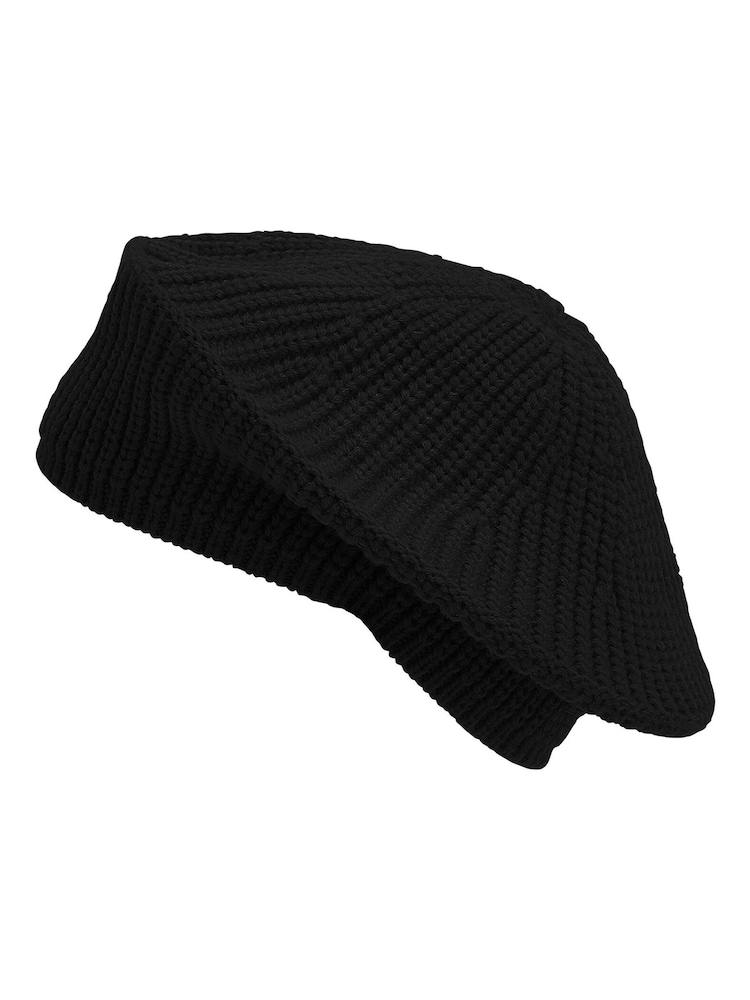 Barbour® Black Beldon Knitted Cap - Image 2 of 5