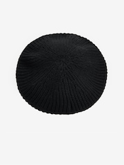 Barbour® Black Beldon Knitted Cap - Image 3 of 5