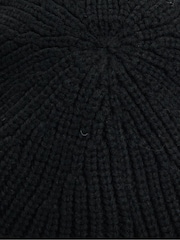 Barbour® Black Beldon Knitted Cap - Image 5 of 5