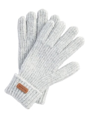 Barbour® Grey Pendle Knitted Gloves - Image 1 of 3