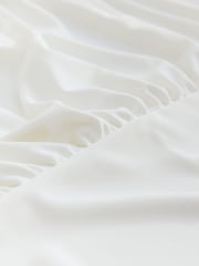 Ecru High Neck Sleeveless Drape Cowl Top - Image 7 of 8
