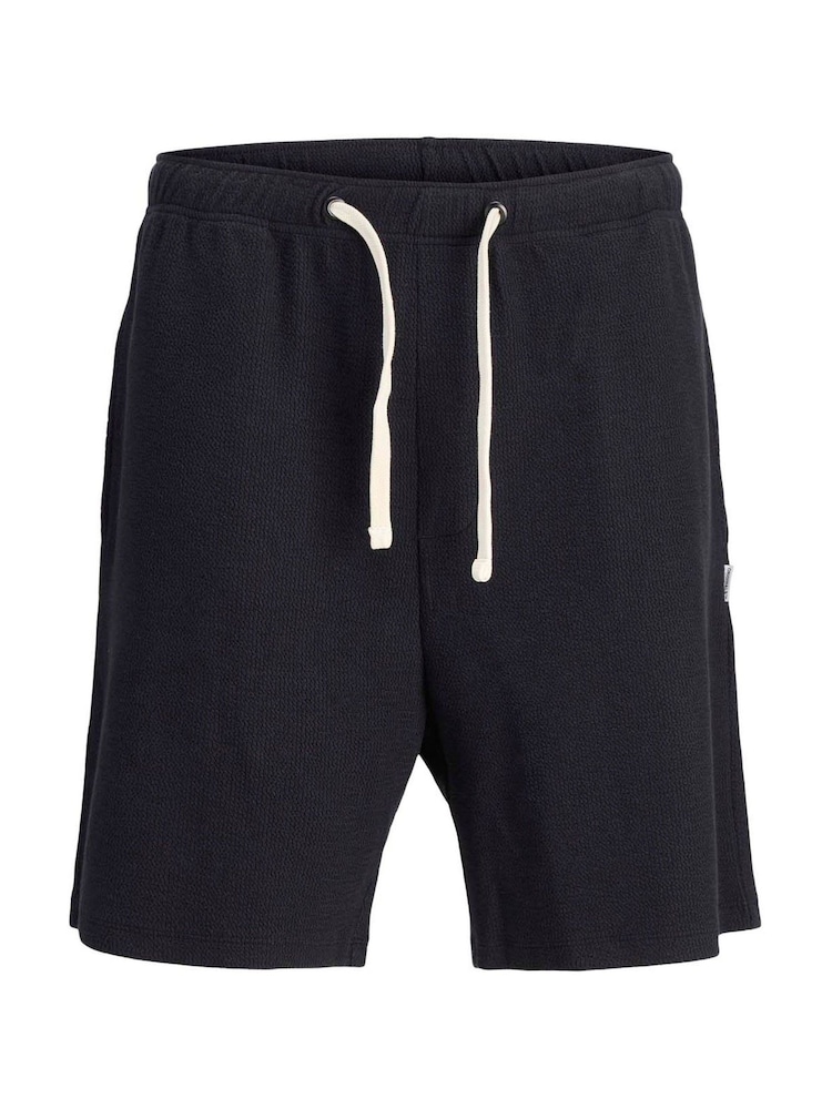 JACK & JONES Black Revere Collar Polo and Shorts Set - Image 3 of 3