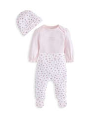 Mamas & Papas Floral Print Outfit Set 5 Piece - Image 7 of 10