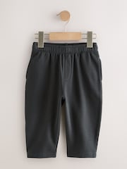 Schwarz/Anthrazit - Gemusterte Jersey-Jogginghose (3M.–7J.) - Bild 3 von 6