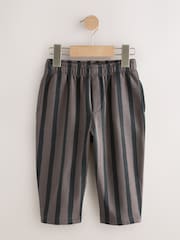 Schwarz/Anthrazit - Gemusterte Jersey-Jogginghose (3M.–7J.) - Bild 4 von 6