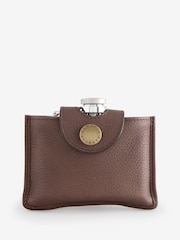 Barbour® Brown 4oz Hip Flask - Image 1 of 1