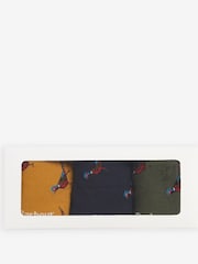 Barbour® Green Pointer Dog 3 Pack Socks Gift Box Set - Image 2 of 4