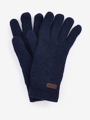 Barbour® Blue Carlton Beanie Hat & Gloves Gift Box Set - Image 2 of 7