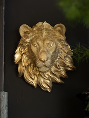 Rockett St George Gold Lion Wall Ornament - Image 3 of 6