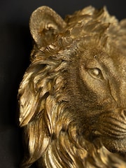 Rockett St George Gold Lion Wall Ornament - Image 5 of 6