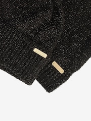 Barbour® International Black Spark Bean/Scarf Set - Image 4 of 4