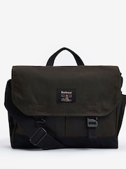 Barbour® Green Field Wax Messenger Bag - Image 1 of 7