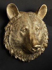 Rockett St George Gold Bear Wall Ornament - Image 3 of 5