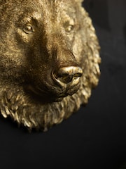 Rockett St George Gold Bear Wall Ornament - Image 4 of 5