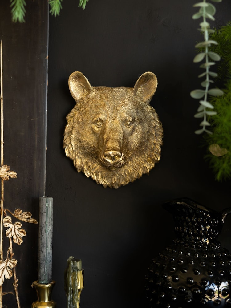 Rockett St George Gold Bear Wall Ornament - Image 5 of 5