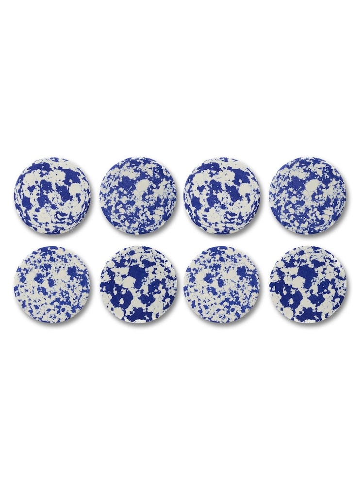 Curateology Set of 8 Blue Rock Coasters - Image 3 of 3