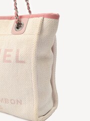 CHANEL Pink Small Deauville Tote Bag - Image 3 of 7