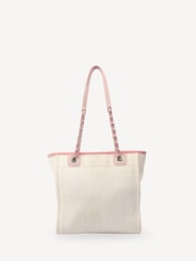 CHANEL Pink Small Deauville Tote Bag - Image 6 of 7
