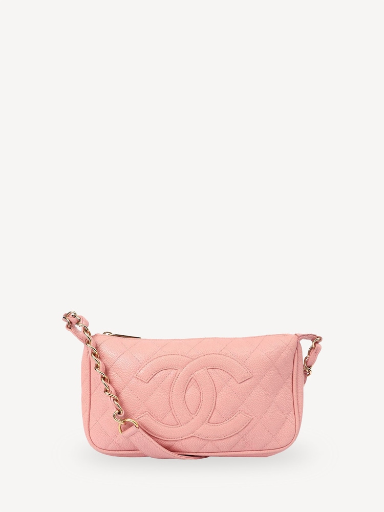 CHANEL Pink Shoulder Bag - Image 1 of 7