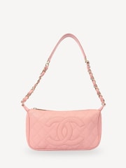 CHANEL Pink Shoulder Bag - Image 6 of 7