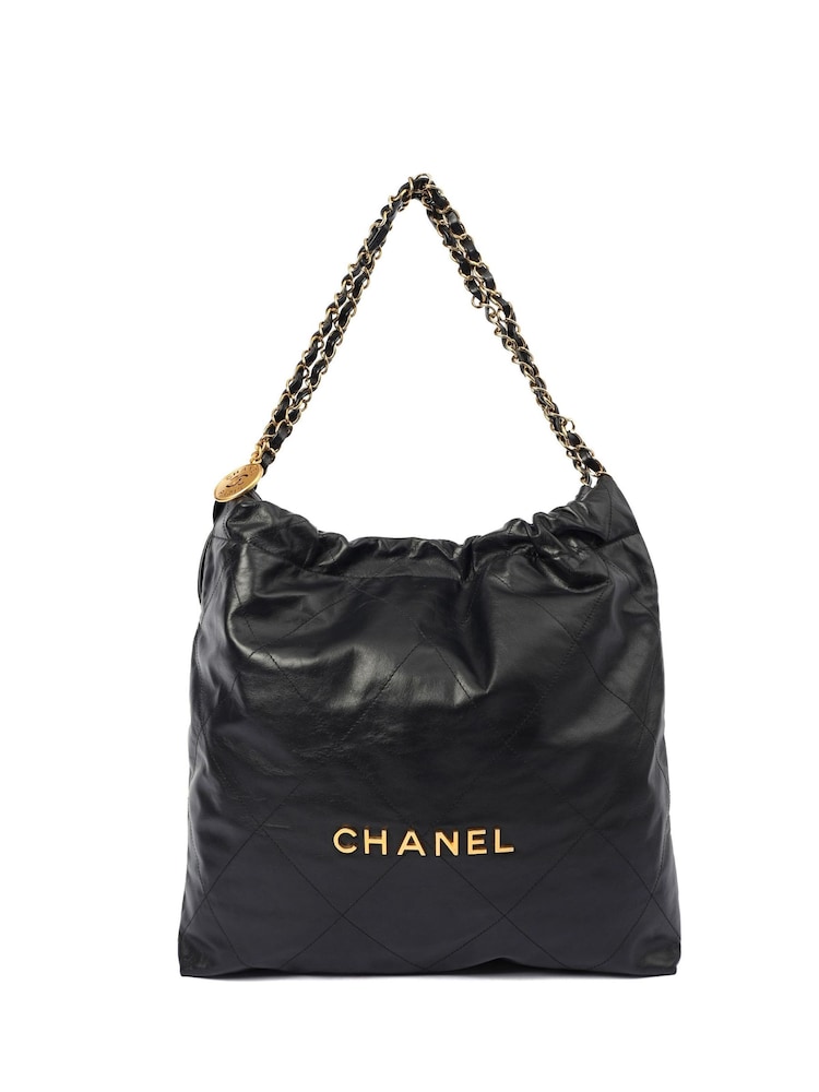 CHANEL Black Chanel 22 Tote - Image 1 of 7