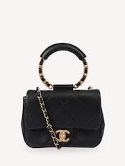 CHANEL Flap Black Bag With Top Handle Shoulder - Image 1 of 7