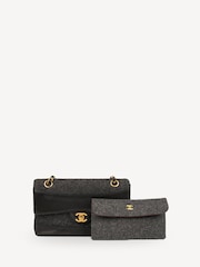 CHANEL Vintage Flap Shoulder Black Bag - Image 3 of 7