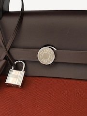 Hermes Red Herbag Zip 39 Tote Bag in Rouge - Image 5 of 6