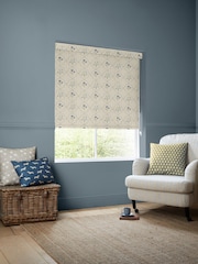Emily Bond Steel Blue Margot Made to Measure Roller Blind - Image 2 of 5
