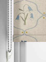 Emily Bond Steel Blue Margot Made to Measure Roller Blind - Image 3 of 5