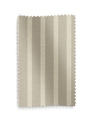 Emily Bond Natural Taupe Parasol Stripe Made to Measure Roller Blind - Image 6 of 6