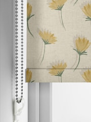 Emily Bond Yellow Cornflower Made to Measure Roller Blind - Image 3 of 6