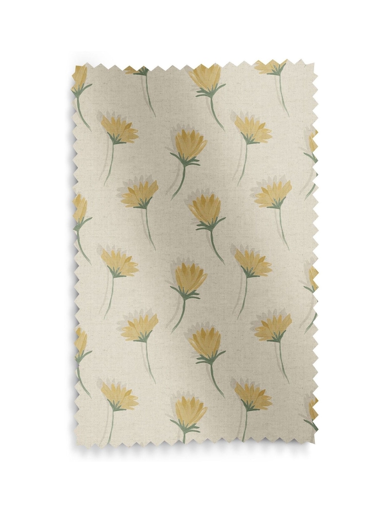 Emily Bond Yellow Cornflower Made to Measure Roller Blind - Image 6 of 6